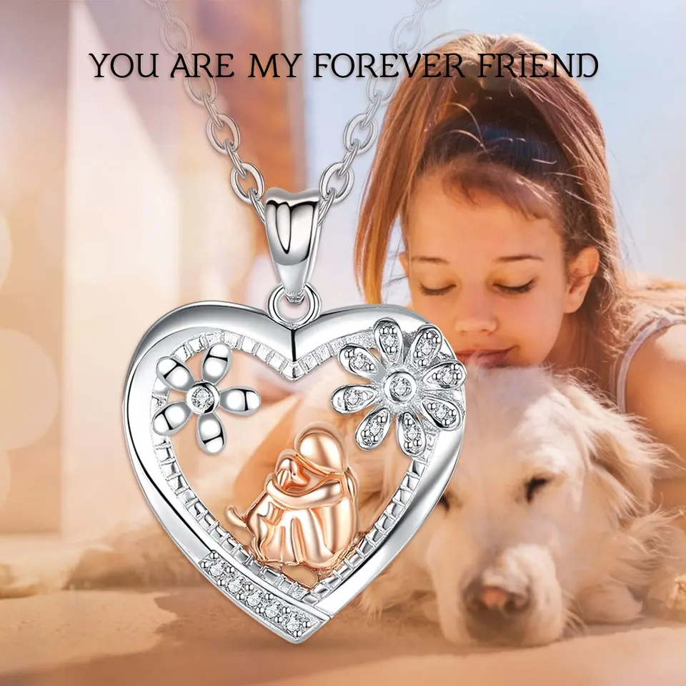 My Lovely Dog Sterling Silver Necklace