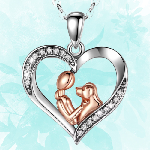 Puppy Love Sterling Silver Necklace