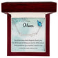Name Necklace With Heart to Mom