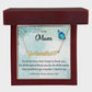 Name Necklace With Heart to Mom